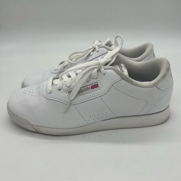 Reebok Princess Classic Sport Casual Sneaker Shoes White Womens Size 9.5 - Picture 7 of 12